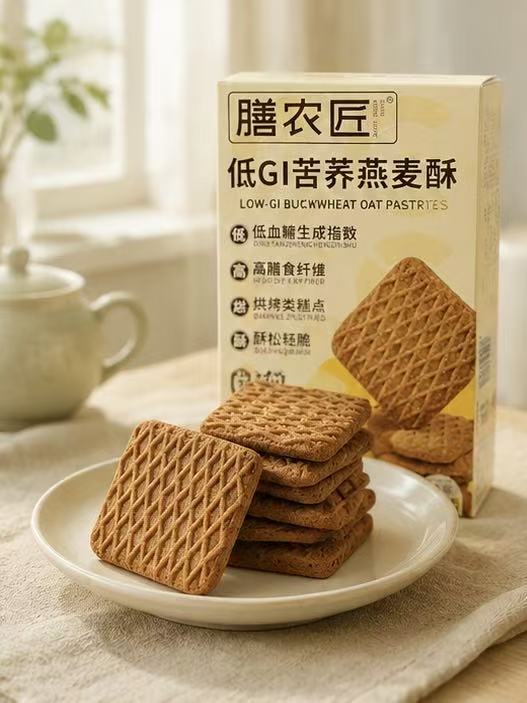 低GI苦荞燕麦酥
