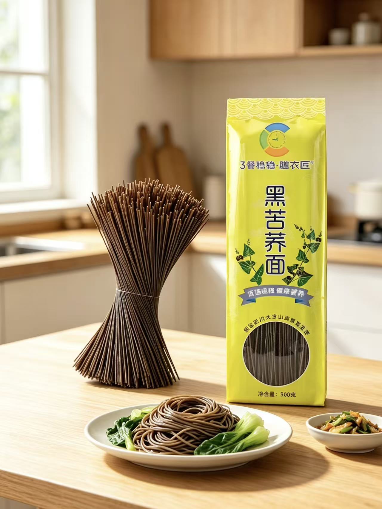黑苦荞面